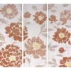 Blush Floral & Gray Leaves 3-Piece Canvas Art Set