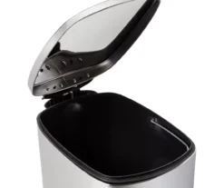 Stainless Steel 10.5-Gal. Pedal Soft-Close Slim Trash Can -Home Furnishing Store 810669702 A0 4