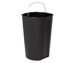 Stainless Steel 13-Gal. Pedal Soft-Close Trash Can -Home Furnishing Store 810669704 A0 4