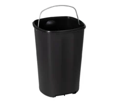 Stainless Steel 3-Gal. Rounded-Square Pedal Soft-Close Trash Can -Home Furnishing Store 810669707 A0 3