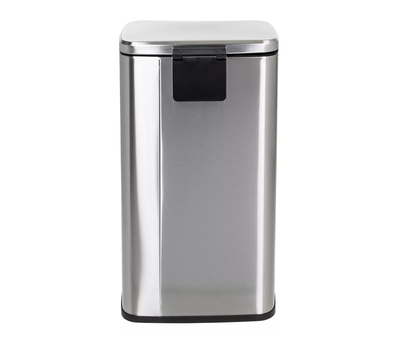 Stainless Steel Rectangular 2-Piece Pedal Soft-Close Trash Can Set 4 Stainless Steel Rectangular 2-Piece Pedal Soft-Close Trash Can Set - Image 4
