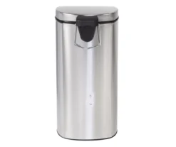Stainless Steel 8-Gal. Pedal Soft-Close Trash Can -Home Furnishing Store 810669721 A0 3