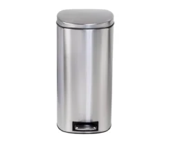 Stainless Steel 8-Gal. Pedal Soft-Close Trash Can -Home Furnishing Store 810669721 A0 5