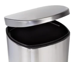 Stainless Steel 8-Gal. Pedal Soft-Close Trash Can -Home Furnishing Store 810669721 A0 6