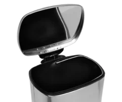 Stainless Steel 10.5-Gal. Rectangular Pedal Soft-Close Trash Can -Home Furnishing Store 810669727 A0 4