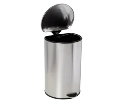 Stainless Steel 10.5-Gal. Semicircle Pedal Soft-Close Trash Can 10 Stainless Steel 10.5-Gal. Semicircle Pedal Soft-Close Trash Can -Home Furnishing Store 810669728 A0 3