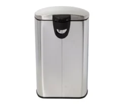Stainless Steel 10.5-Gal. Semicircle Pedal Soft-Close Trash Can 12 Stainless Steel 10.5-Gal. Semicircle Pedal Soft-Close Trash Can -Home Furnishing Store 810669728 A0 5