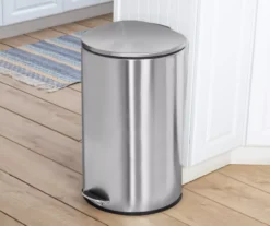 Stainless Steel 10.5-Gal. Semicircle Pedal Soft-Close Trash Can 14 Stainless Steel 10.5-Gal. Semicircle Pedal Soft-Close Trash Can -Home Furnishing Store 810669728 A0 7