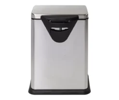 Stainless Steel 15.3-Gal. Rectangular Pedal Soft-Close Trash Can -Home Furnishing Store 810669730 A0 6