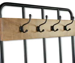 Camino Warm Honey 4-Hook Hall Tree -Home Furnishing Store 810680818 A8