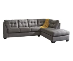 Signature Design By Ashley Maier Charcoal Sectional With Right-Facing Chaise