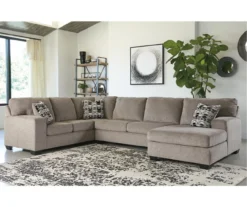 Signature Design By Ashley Ballinasloe Platinum Gray Sectional -Home Furnishing Store combo880002 2
