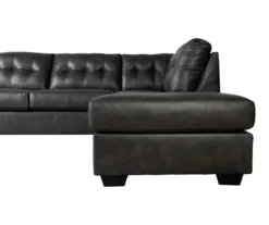 Signature Design By Ashley Battstone Steel Faux Leather Sectional -Home Furnishing Store combo920007 4